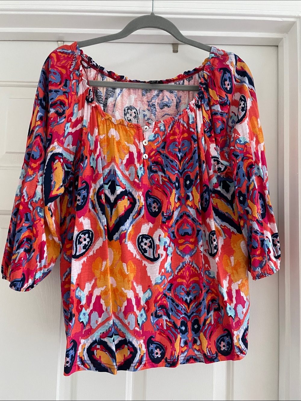 Tribal size L  Peasant Top